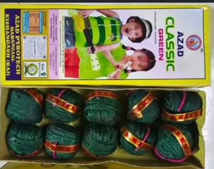 AZAD Classic Gold Green Bomb (Bombs) – 62 Patakha Shop Jaipur