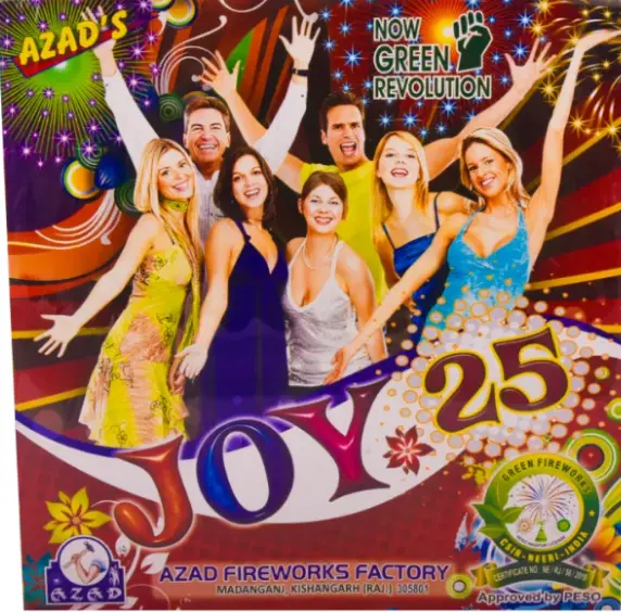 AZAD Joy 25 Shot (Aerial Cakes) – 62 Patakha Shop Jaipur
