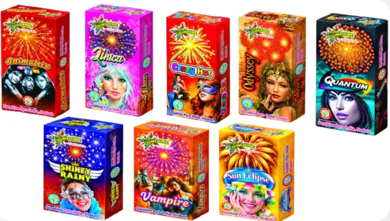 SUNSHINE Aerial Fantasy 1 3/4 Zodiac Mix (3 Pcs) (Skyshots) – 62 Patakha Shop Jaipur