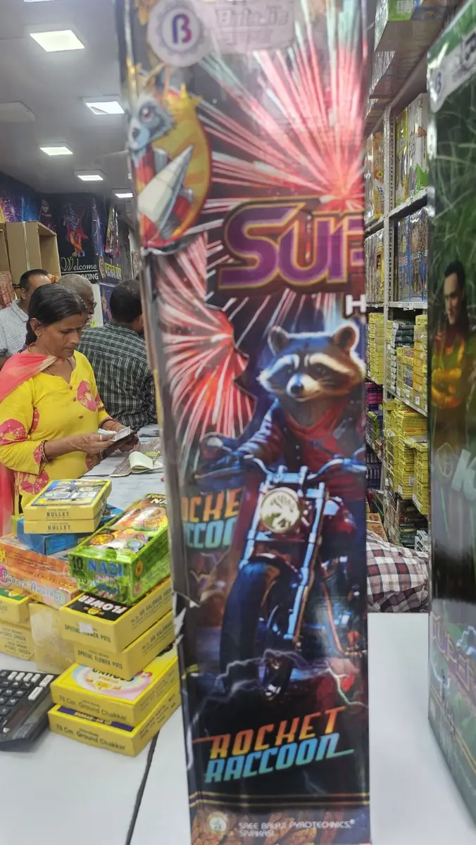 Balaji Super Heroes Rocket Racoon (sky shots) – 62 Patakha Shop Jaipur